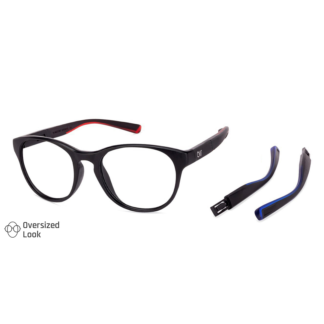 Lenskart Air Online Black Full Rim Round right side