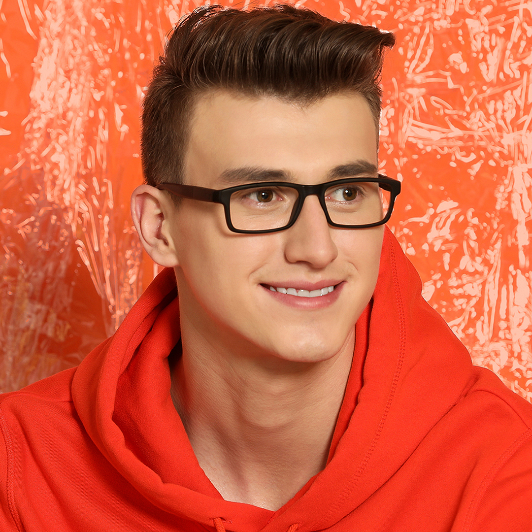 Lenskart Air Online Light Brown Full Rim Rectangle right side