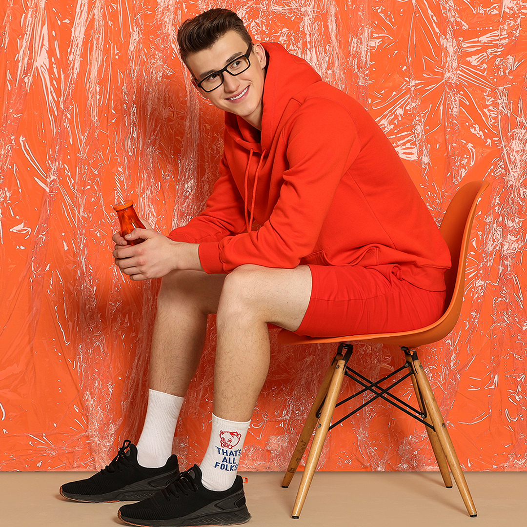 Lenskart Air Online Light Brown Full Rim Rectangle left side