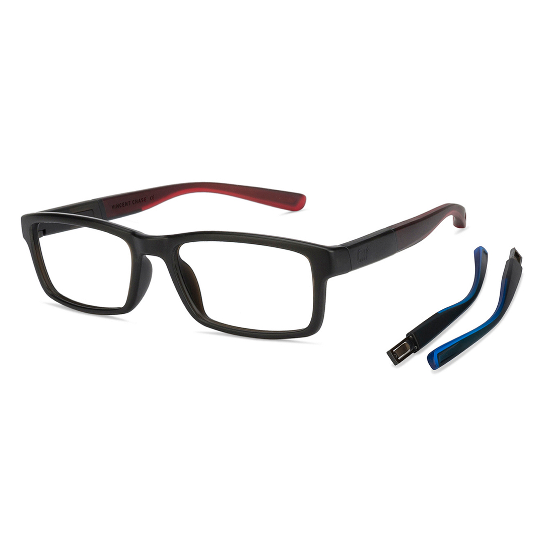 Lenskart Air Online Light Brown Full Rim Rectangle left side