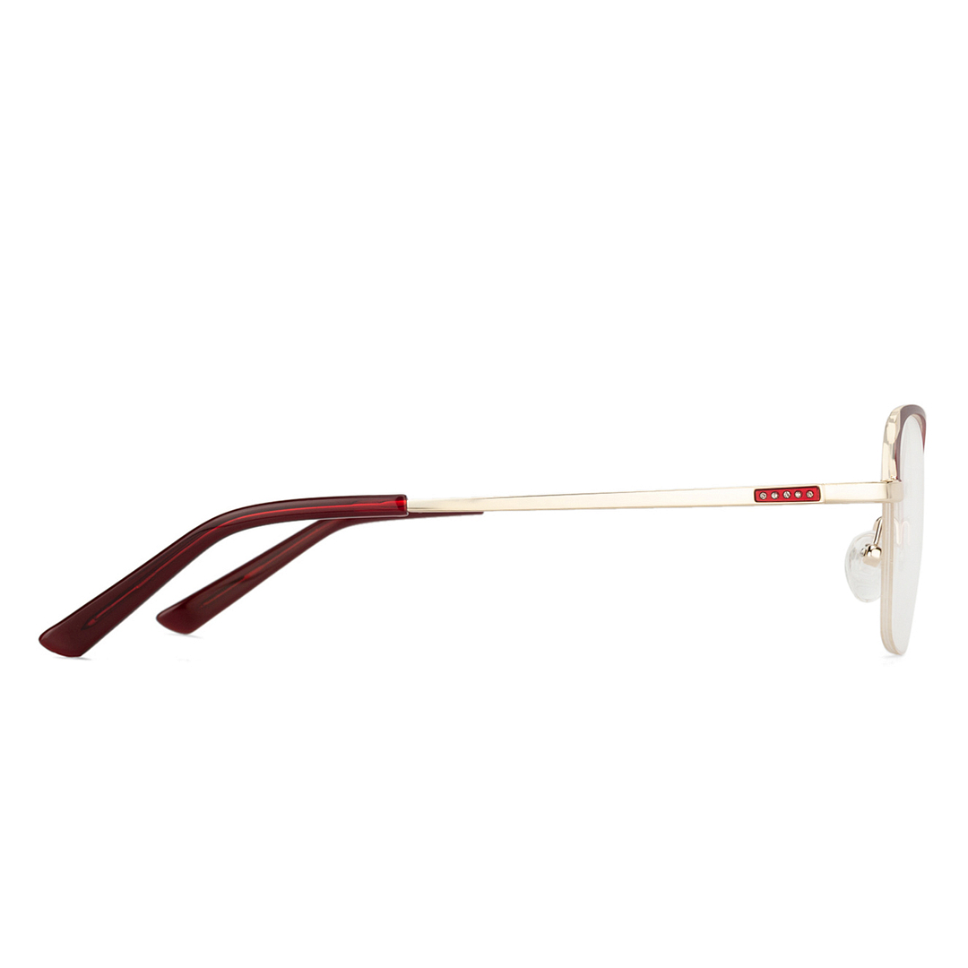 Vincent Chase Online Red Half Rim Cat Eye right side