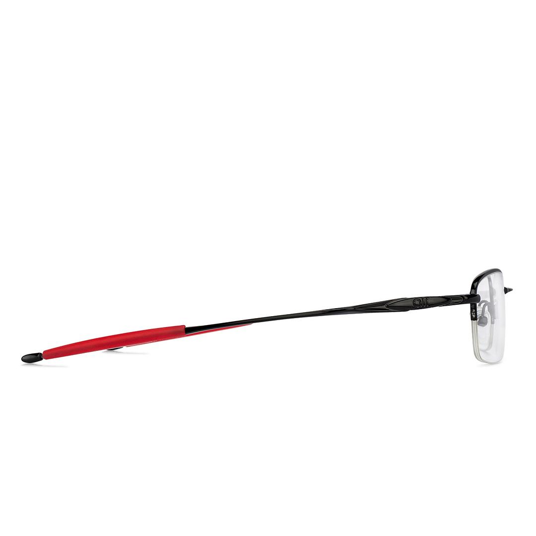 Lenskart Air Online Black Half Rim Rectangle left side