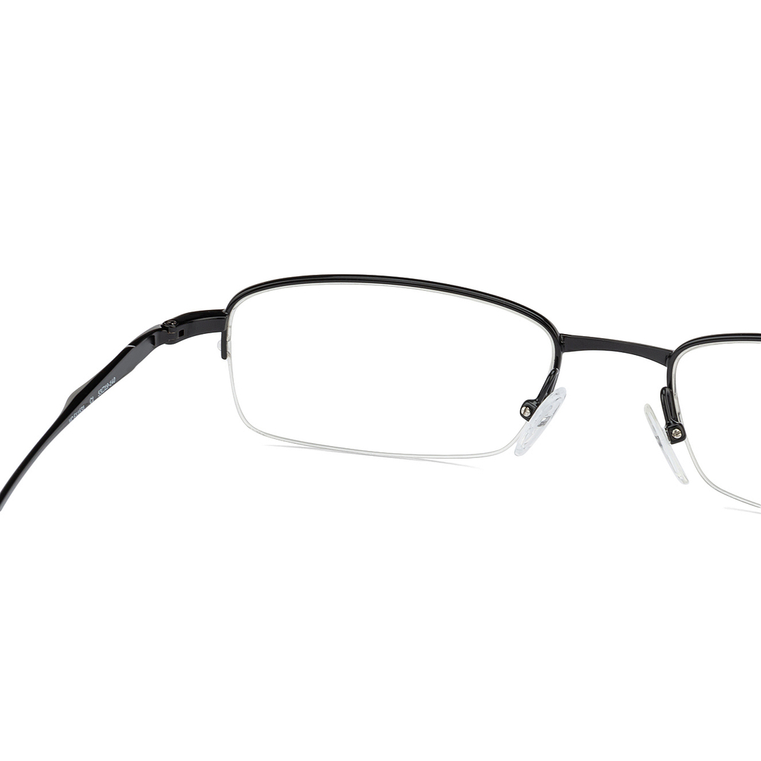 Lenskart Air Online Black Half Rim Rectangle right side
