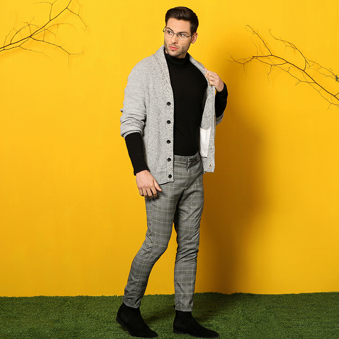 Lenskart Air Online Black Half Rim Rectangle left side