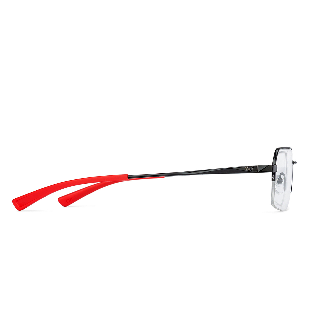 Lenskart Air Online Black Half Rim Rectangle right side