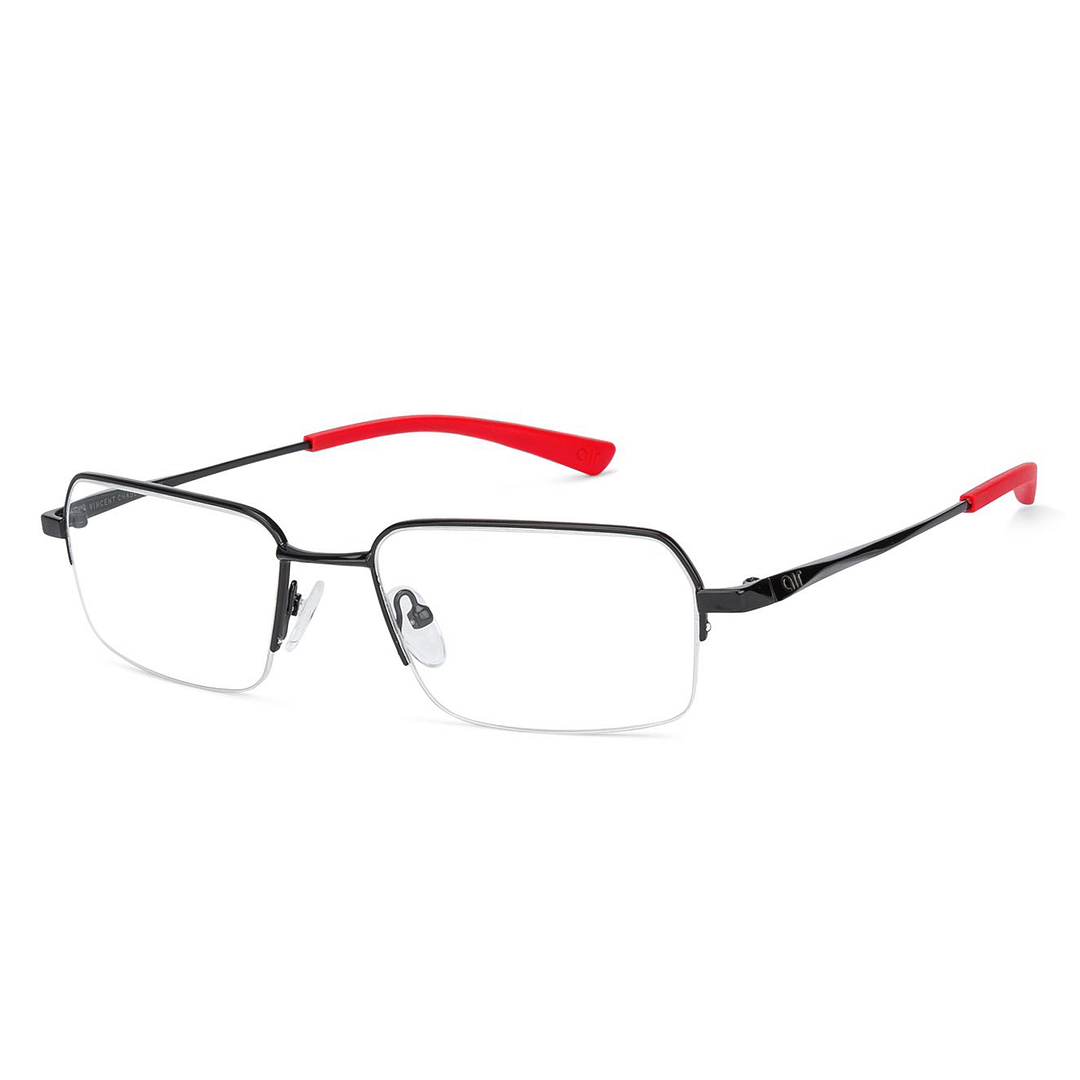 Lenskart Air Online Black Half Rim Rectangle right side