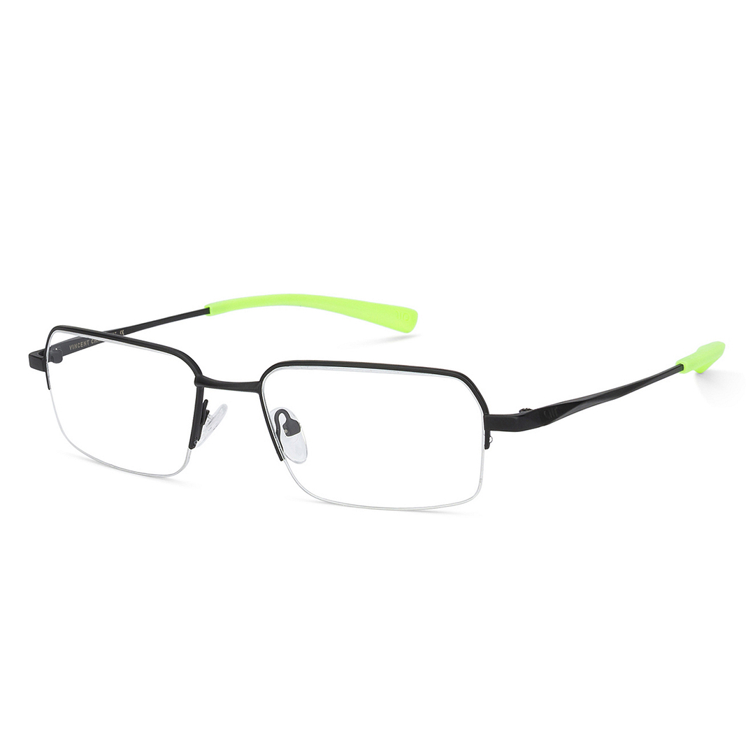 Lenskart Air Online Black Half Rim Rectangle left side