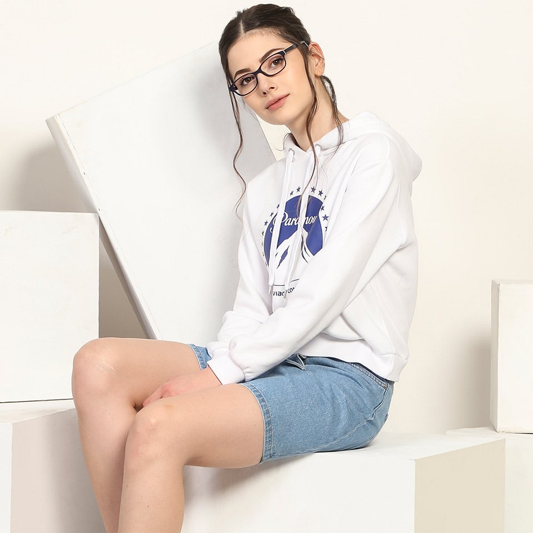 Vincent Chase Online Sky Blue Full Rim Cat Eye right side