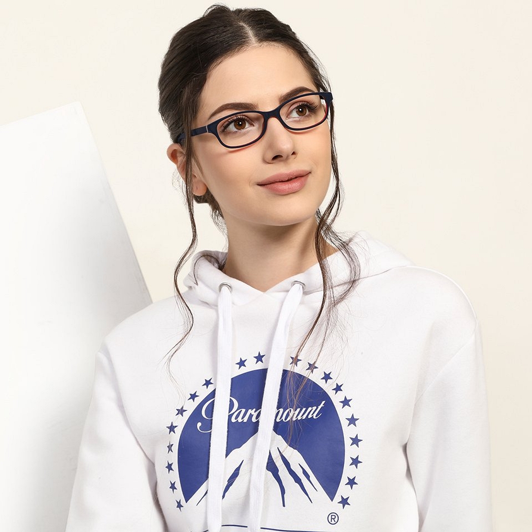 Vincent Chase Online Sky Blue Full Rim Cat Eye right side