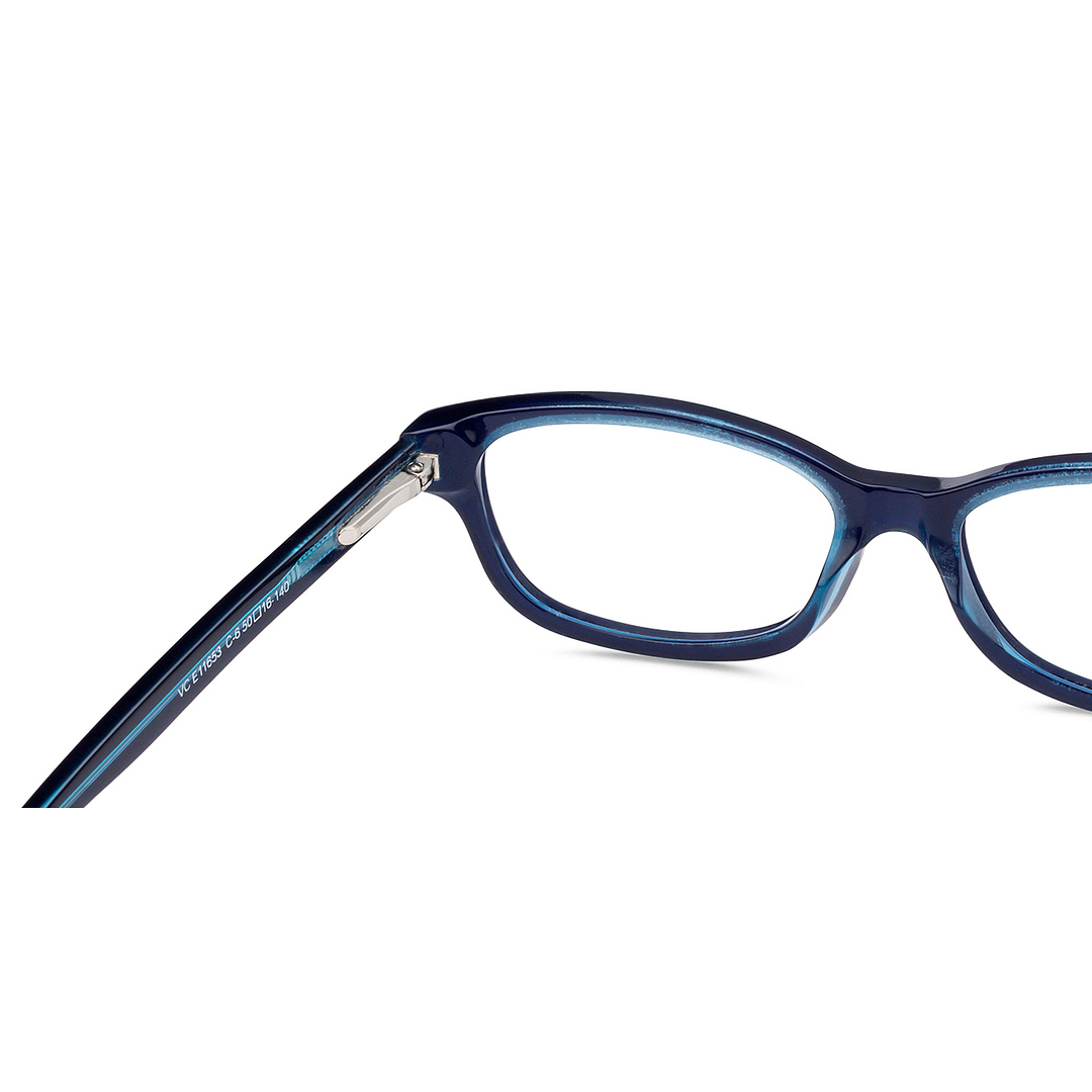Vincent Chase Online Sky Blue Full Rim Cat Eye left side