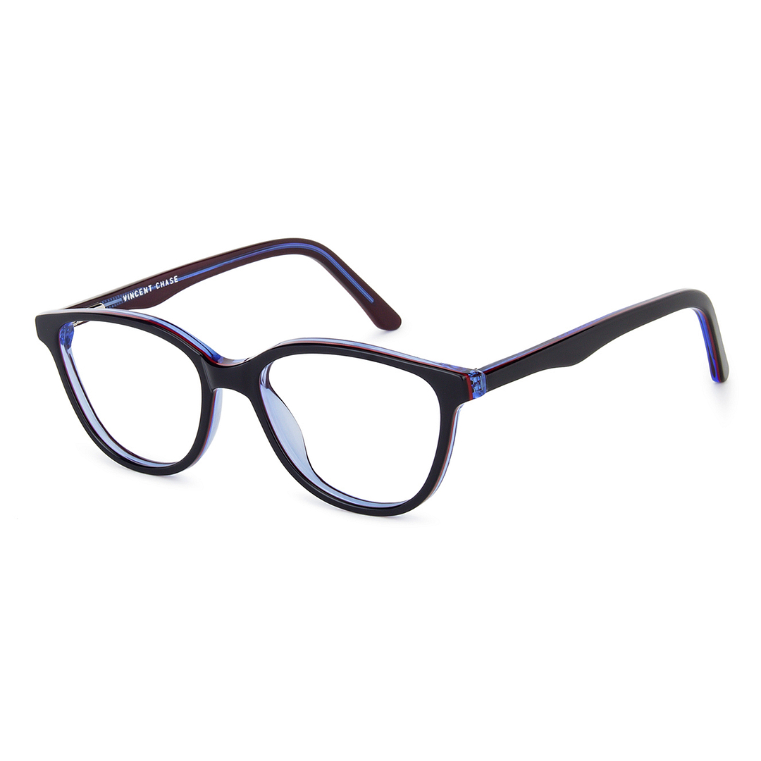 Hooper Online Black Full Rim Cat Eye left side