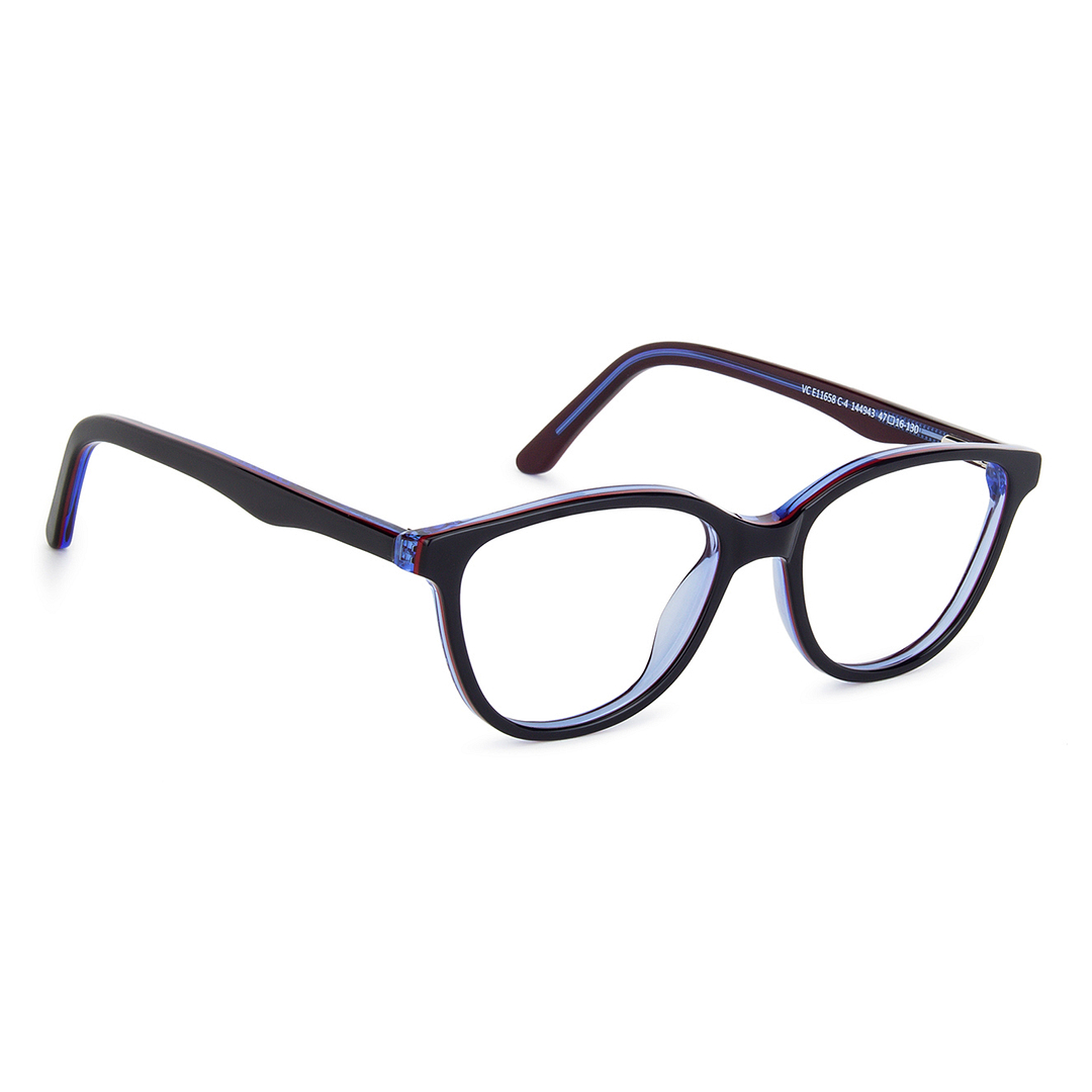 Hooper Online Black Full Rim Cat Eye left side