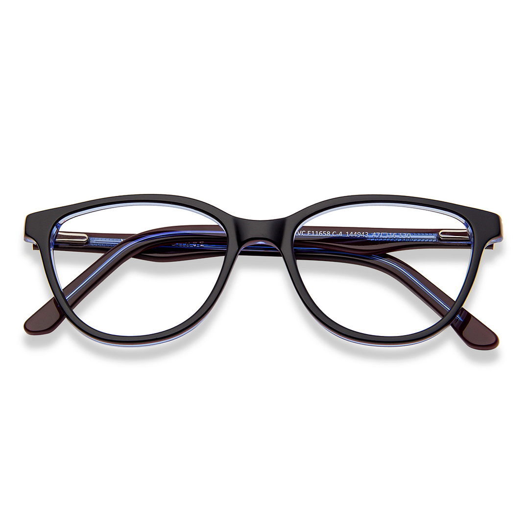 Hooper Online Black Full Rim Cat Eye right side