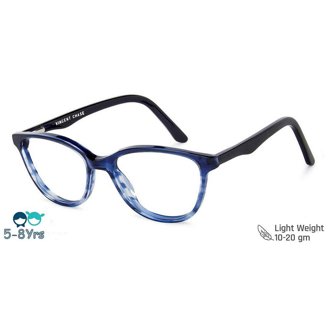 Hooper Online Sky Blue Full Rim Cat Eye right side