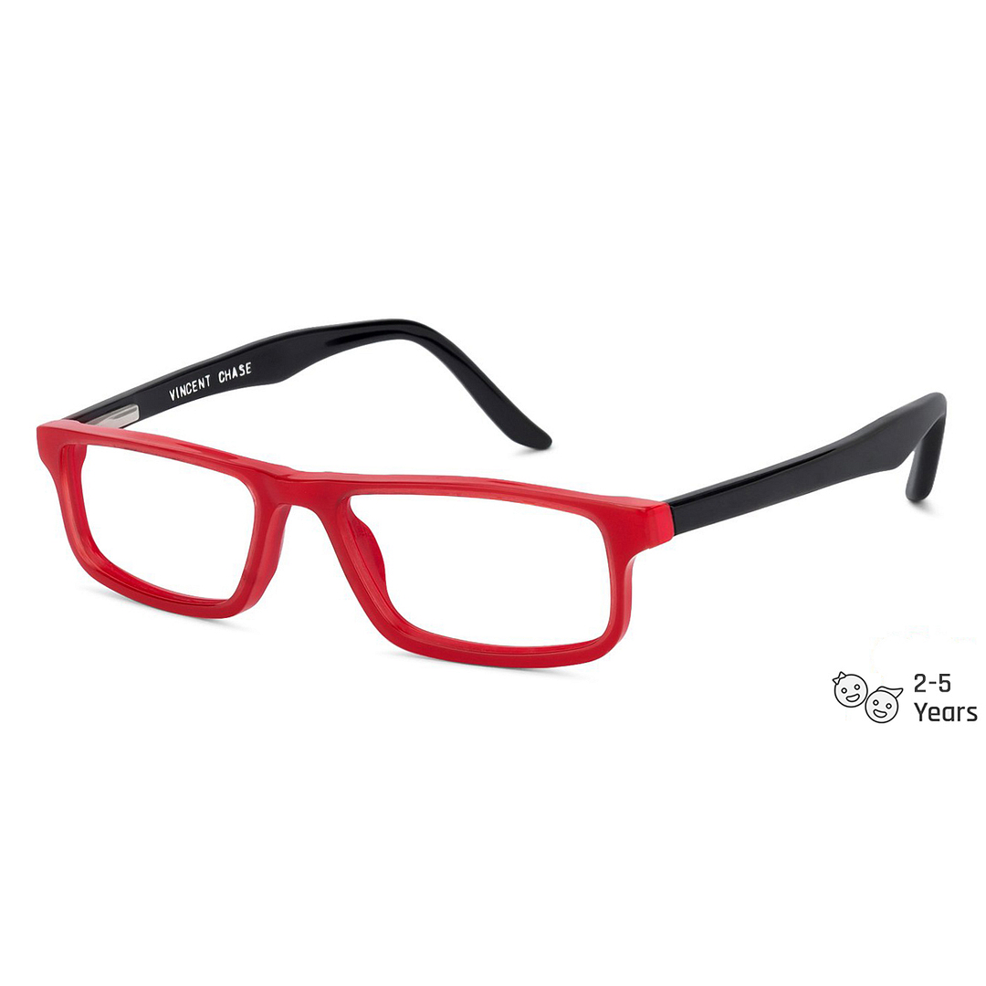 Hooper Online Red Full Rim Rectangle right side