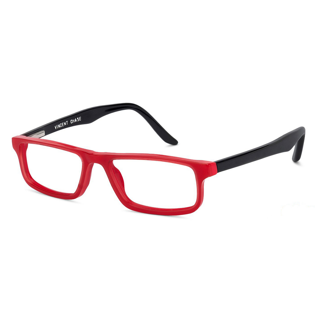 Hooper Online Red Full Rim Rectangle left side