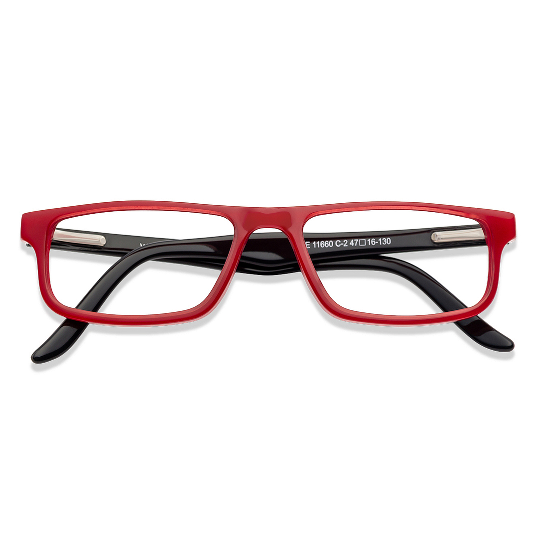 Hooper Online Red Full Rim Rectangle right side