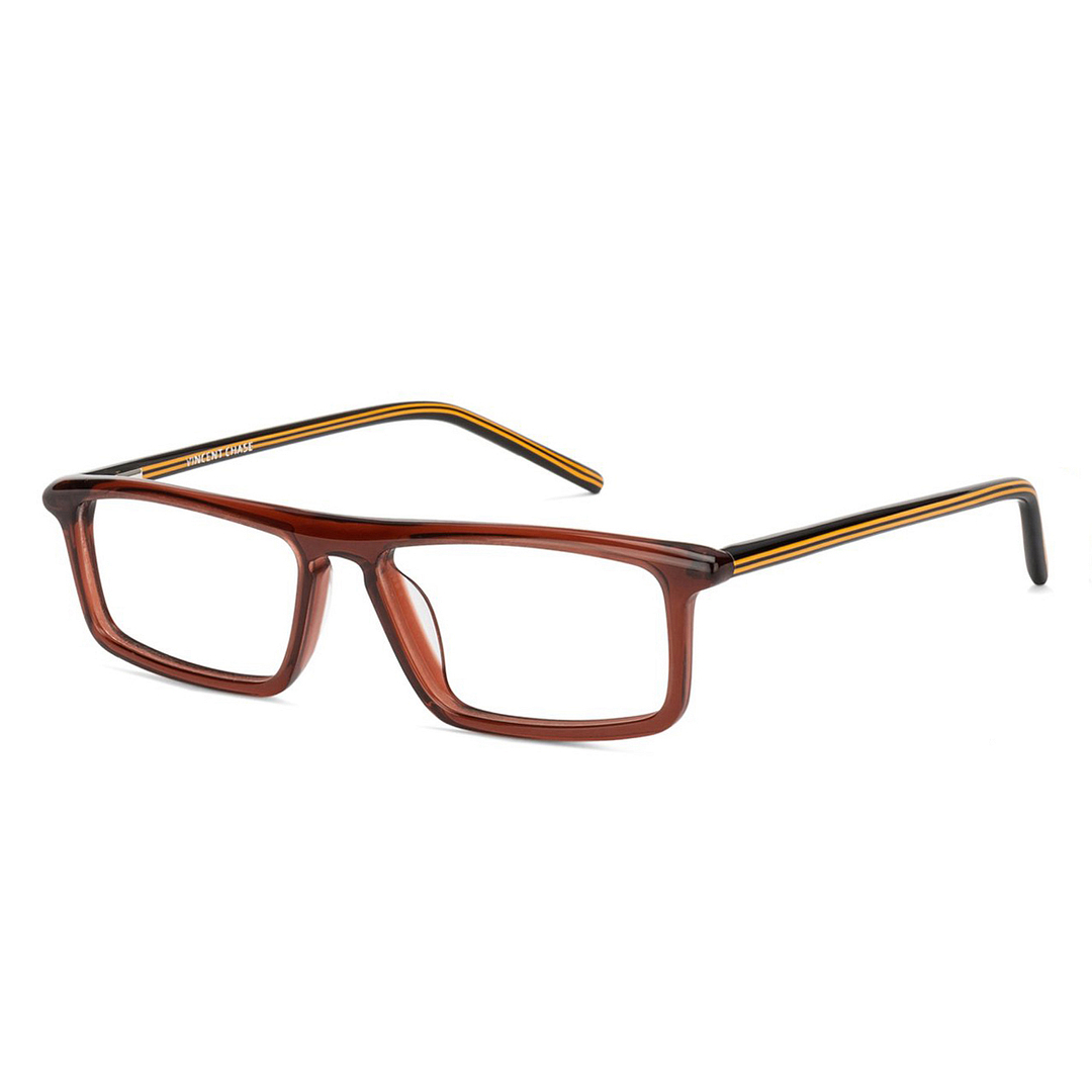 Vincent Chase Online Brown Transparent Full Rim Rectangle right side