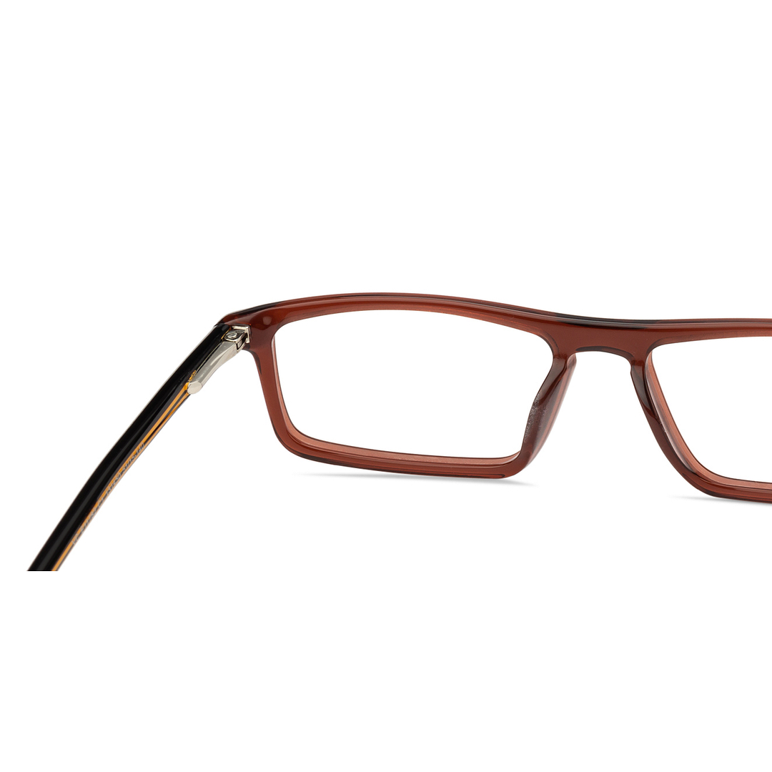 Vincent Chase Online Brown Transparent Full Rim Rectangle left side