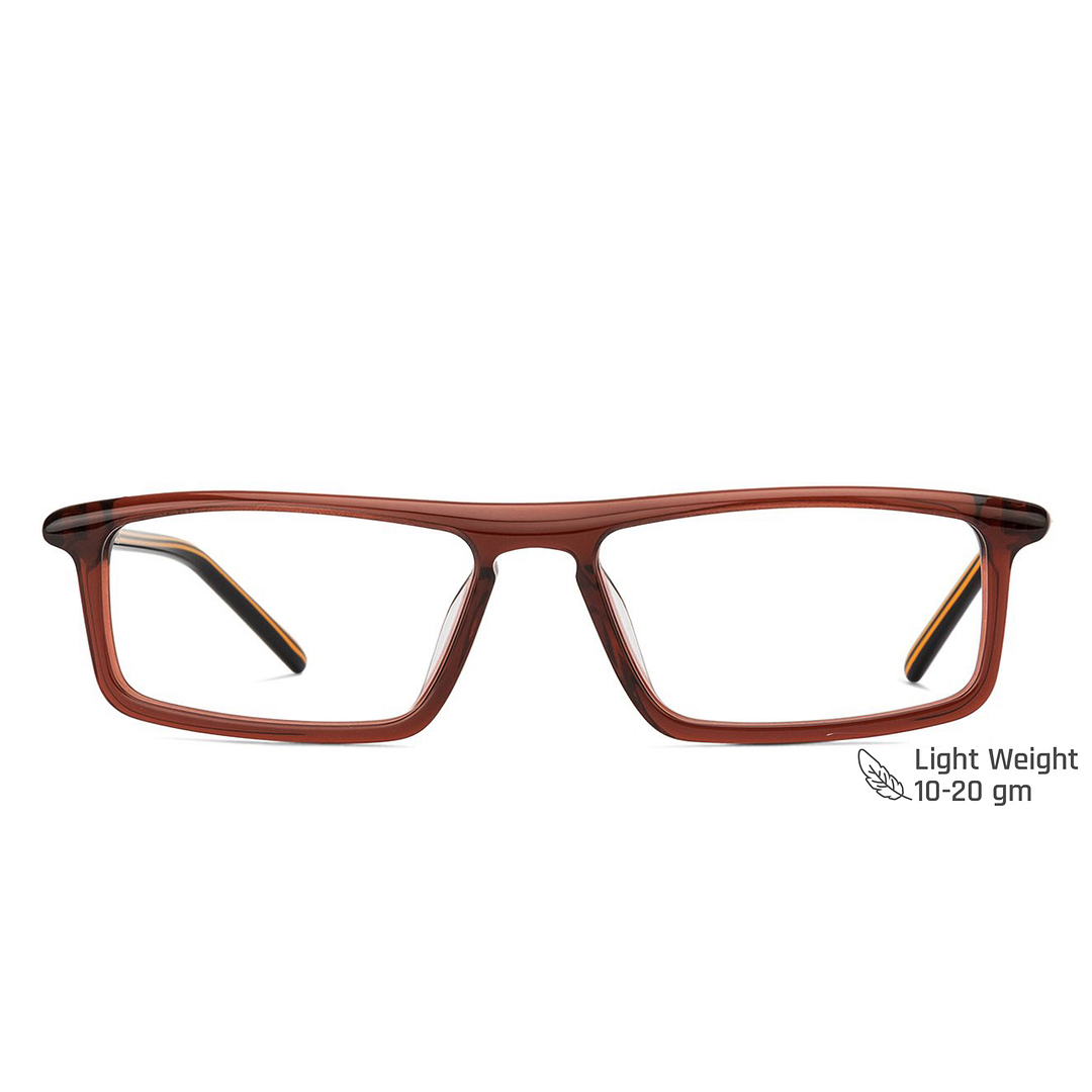 Vincent Chase Online Brown Transparent Full Rim Rectangle left side