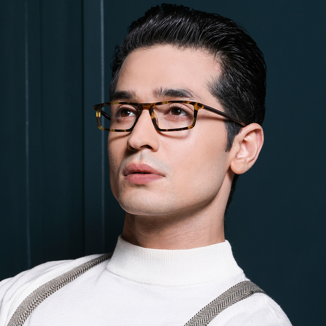 Vincent Chase Online Light Brown Full Rim Rectangle left side