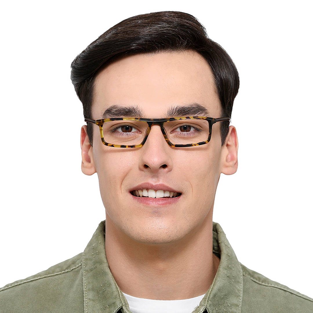 Vincent Chase Online Light Brown Full Rim Rectangle left side