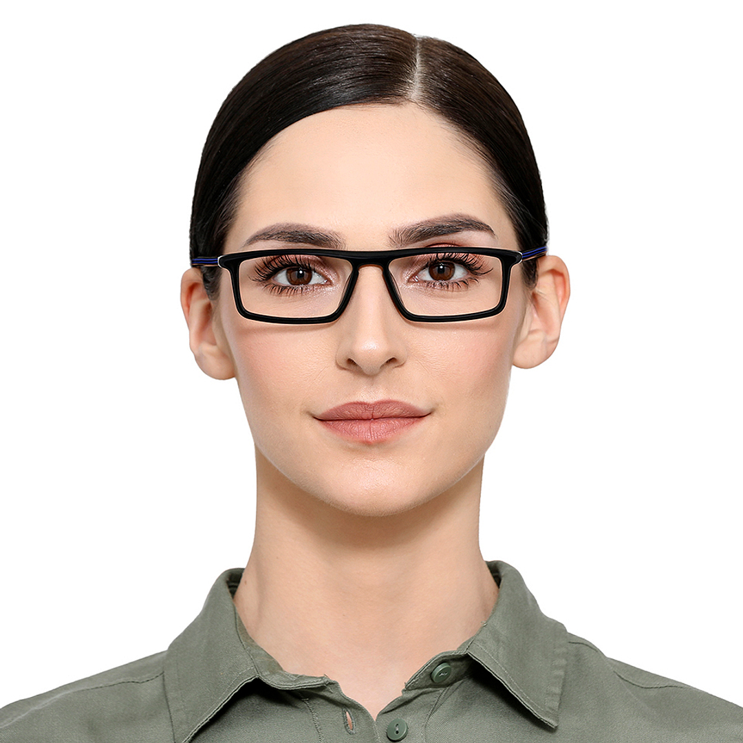 Vincent Chase Online Black Full Rim Rectangle left side