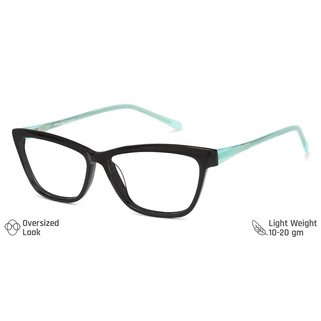 Vincent Chase Online Black Full Rim Cat Eye right side