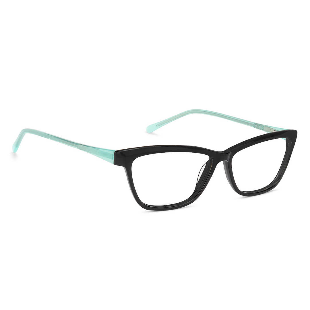 Vincent Chase Online Black Full Rim Cat Eye left side