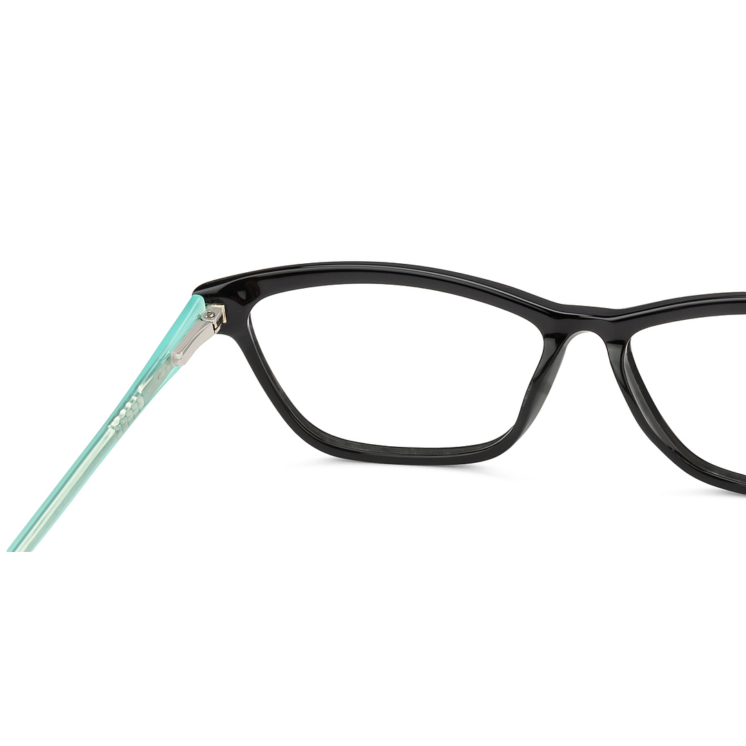 Vincent Chase Online Black Full Rim Cat Eye left side