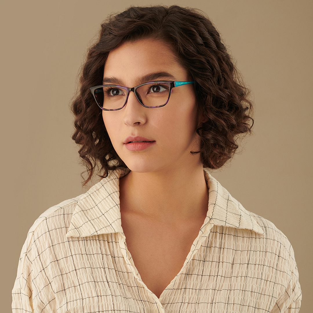 Vincent Chase Online Purple Full Rim Cat Eye right side