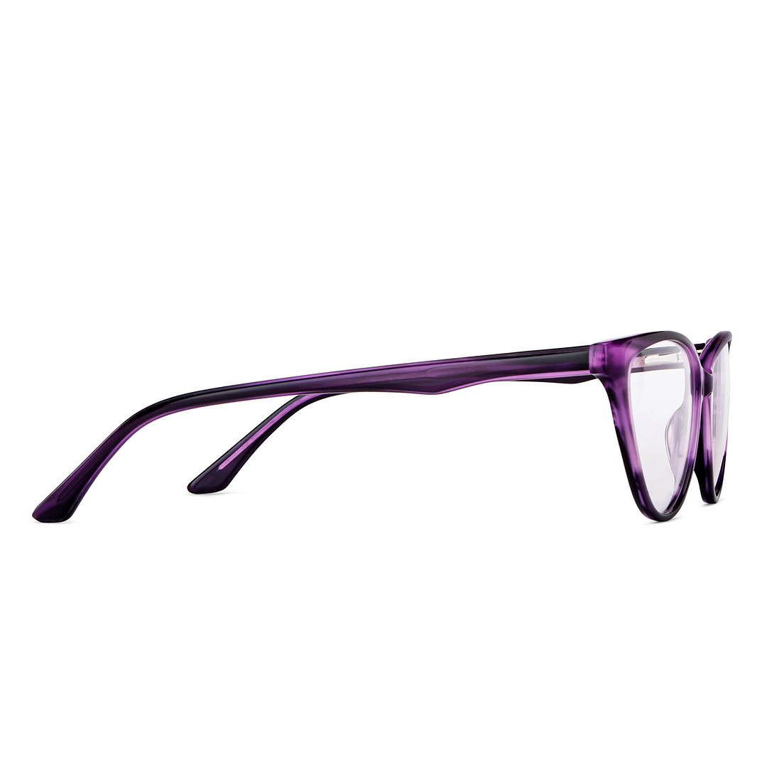 Vincent Chase Online Purple Full Rim Cat Eye left side