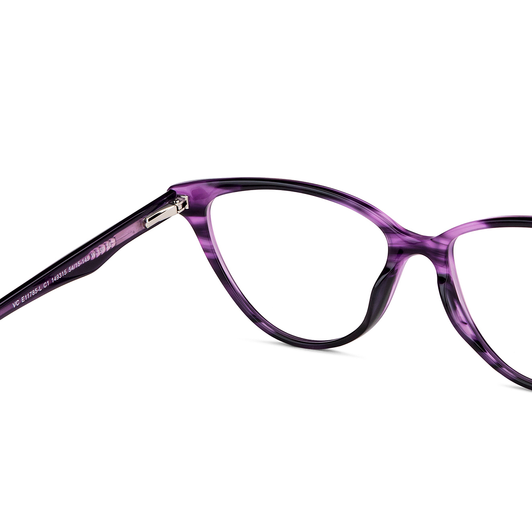 Vincent Chase Online Purple Full Rim Cat Eye right side