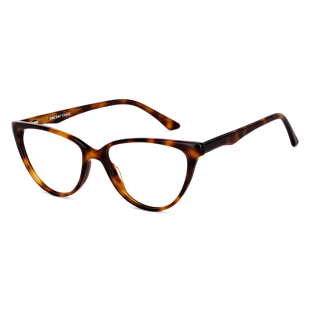 Vincent Chase Online Light Brown Full Rim Cat Eye right side