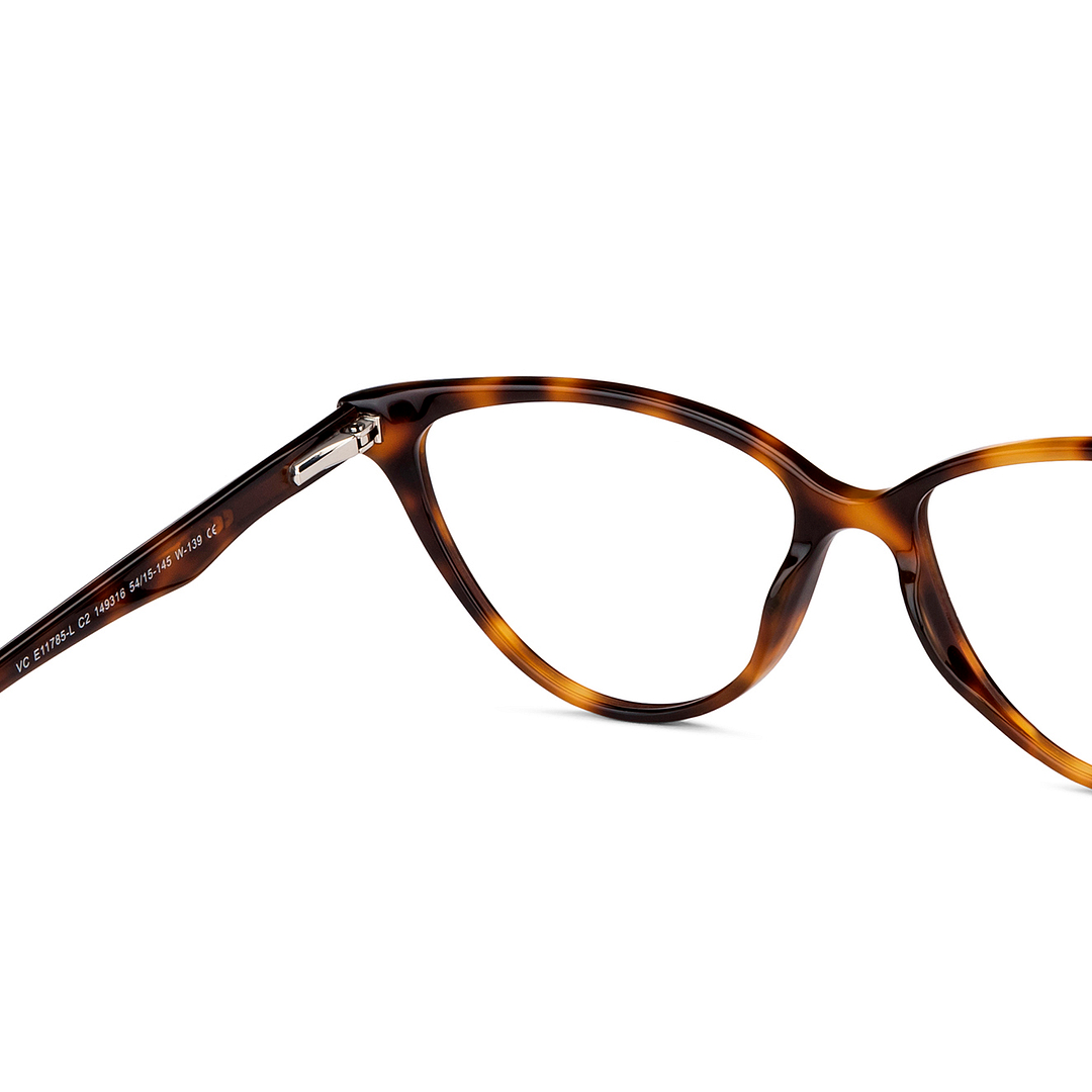 Vincent Chase Online Light Brown Full Rim Cat Eye right side