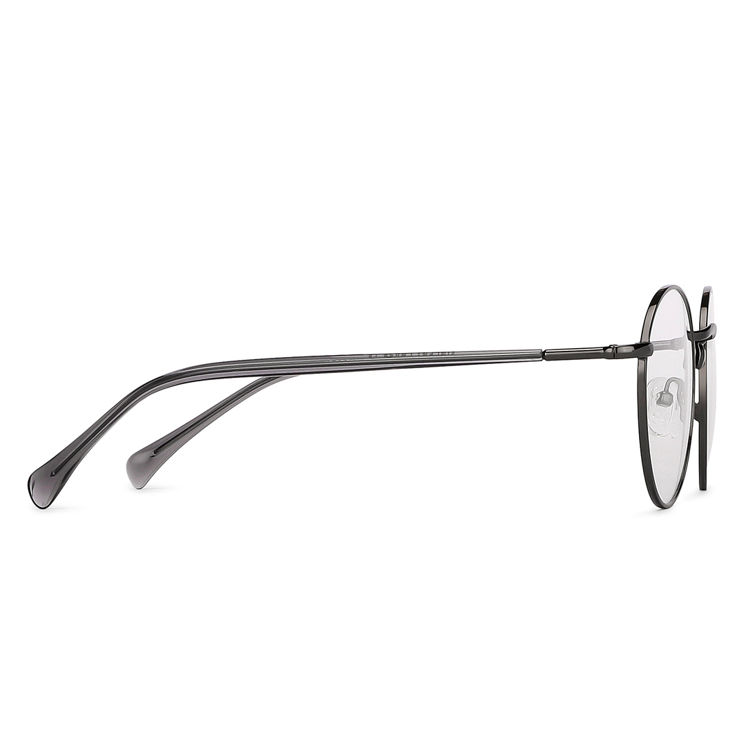 Vincent Chase Online Mid Gunmetal Full Rim Round left side
