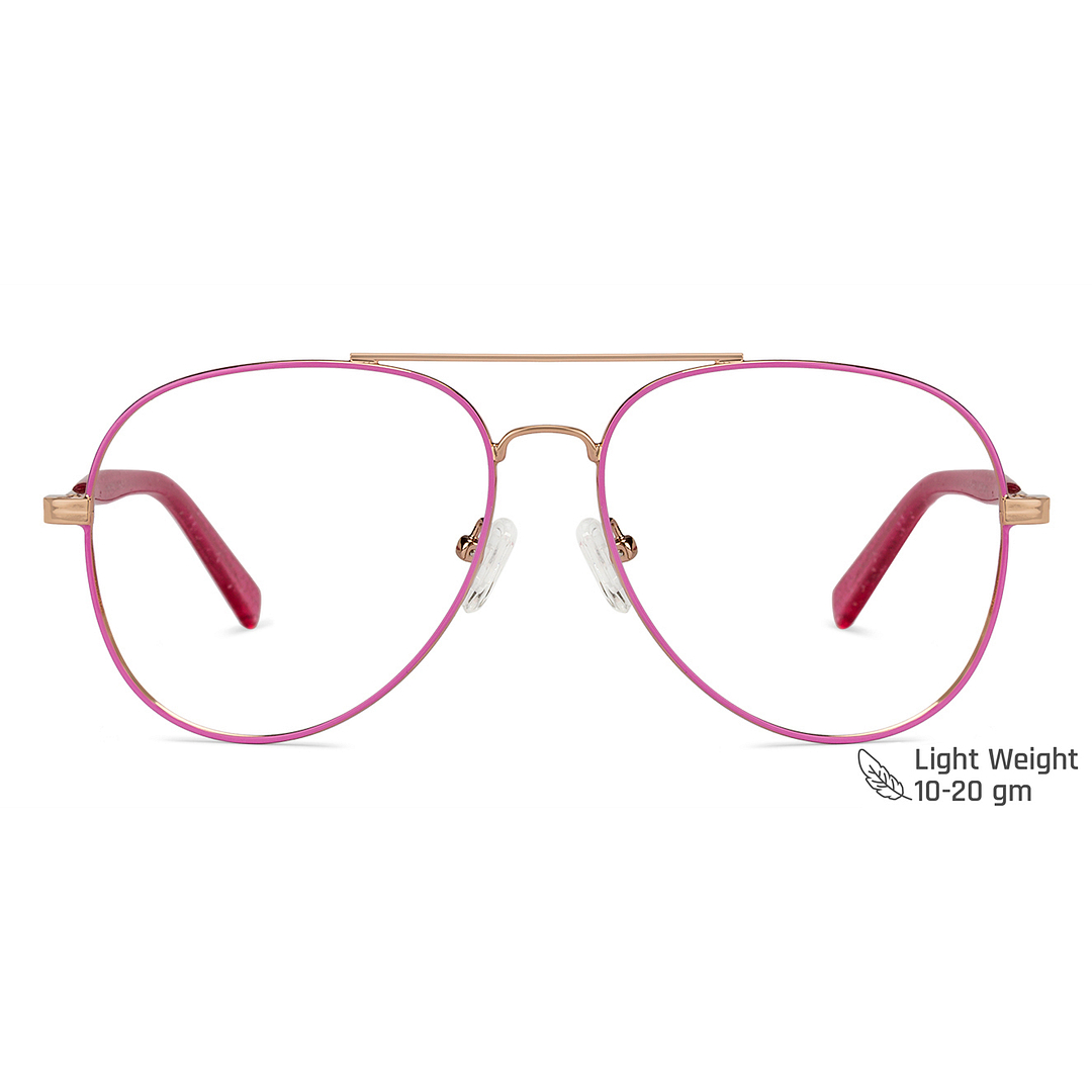 Vincent Chase Online Gold Full Rim Aviator left side