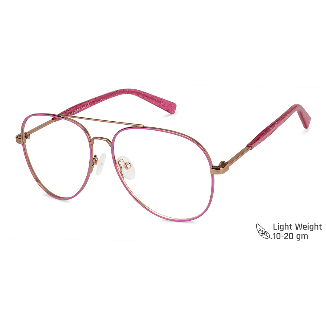 Vincent Chase Online Gold Full Rim Aviator right side