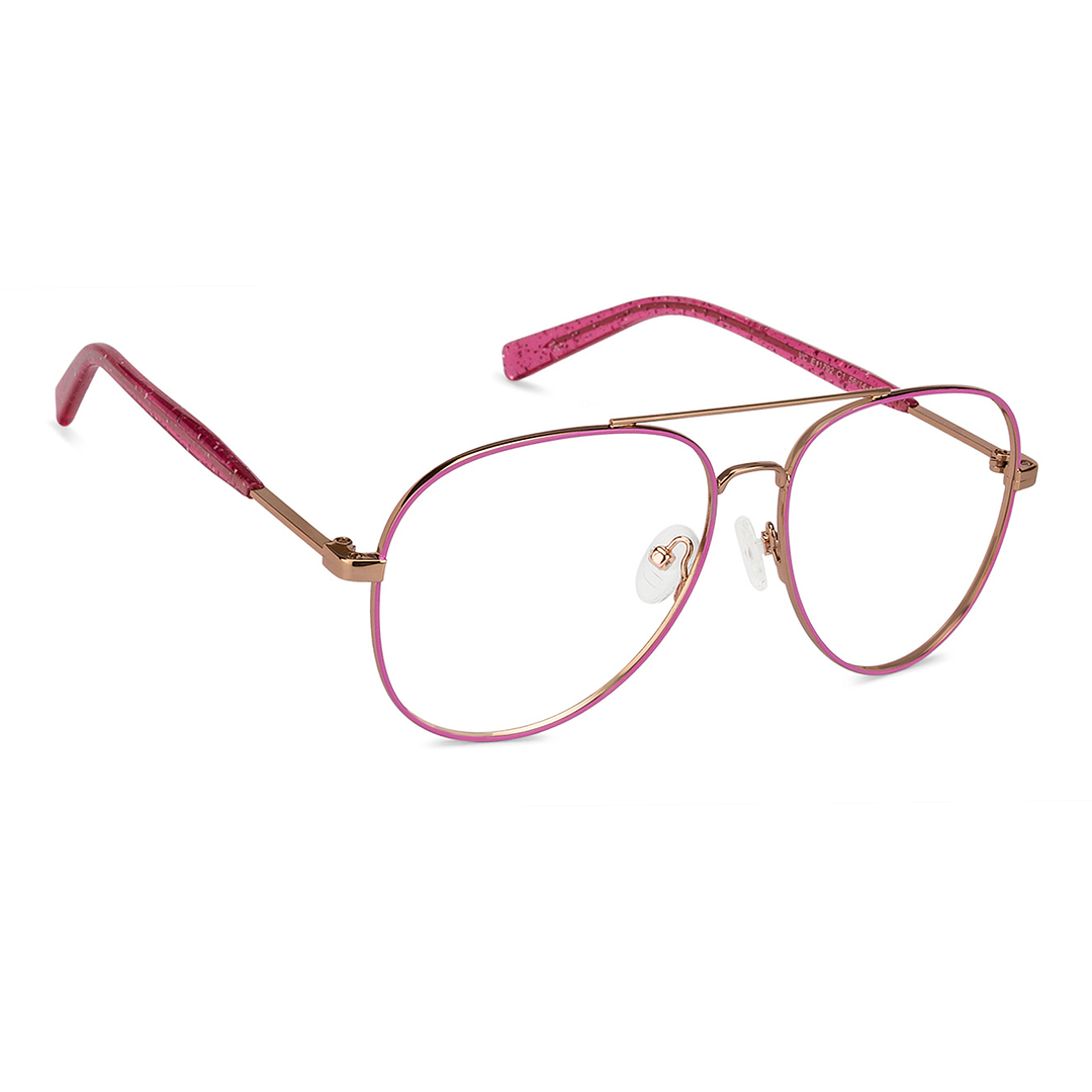 Vincent Chase Online Gold Full Rim Aviator left side