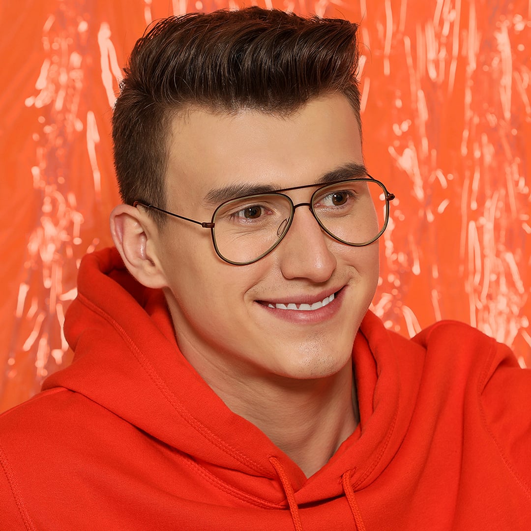 Lenskart Lenskart TOI Special: Brown Gold Full Rim Aviator Lenskart TOI Special  SLEEK STEEL VC E11794 -C4 left side