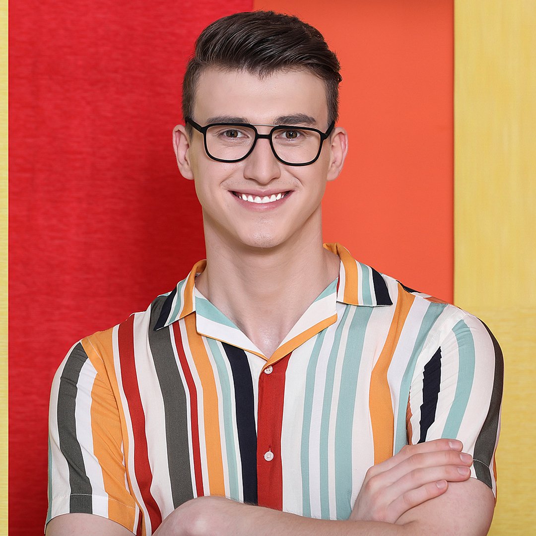 Vincent Chase Black Full Rim Square left side