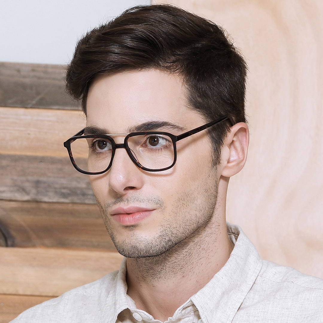 Vincent Chase Online Golden Brown Full Rim Square left side