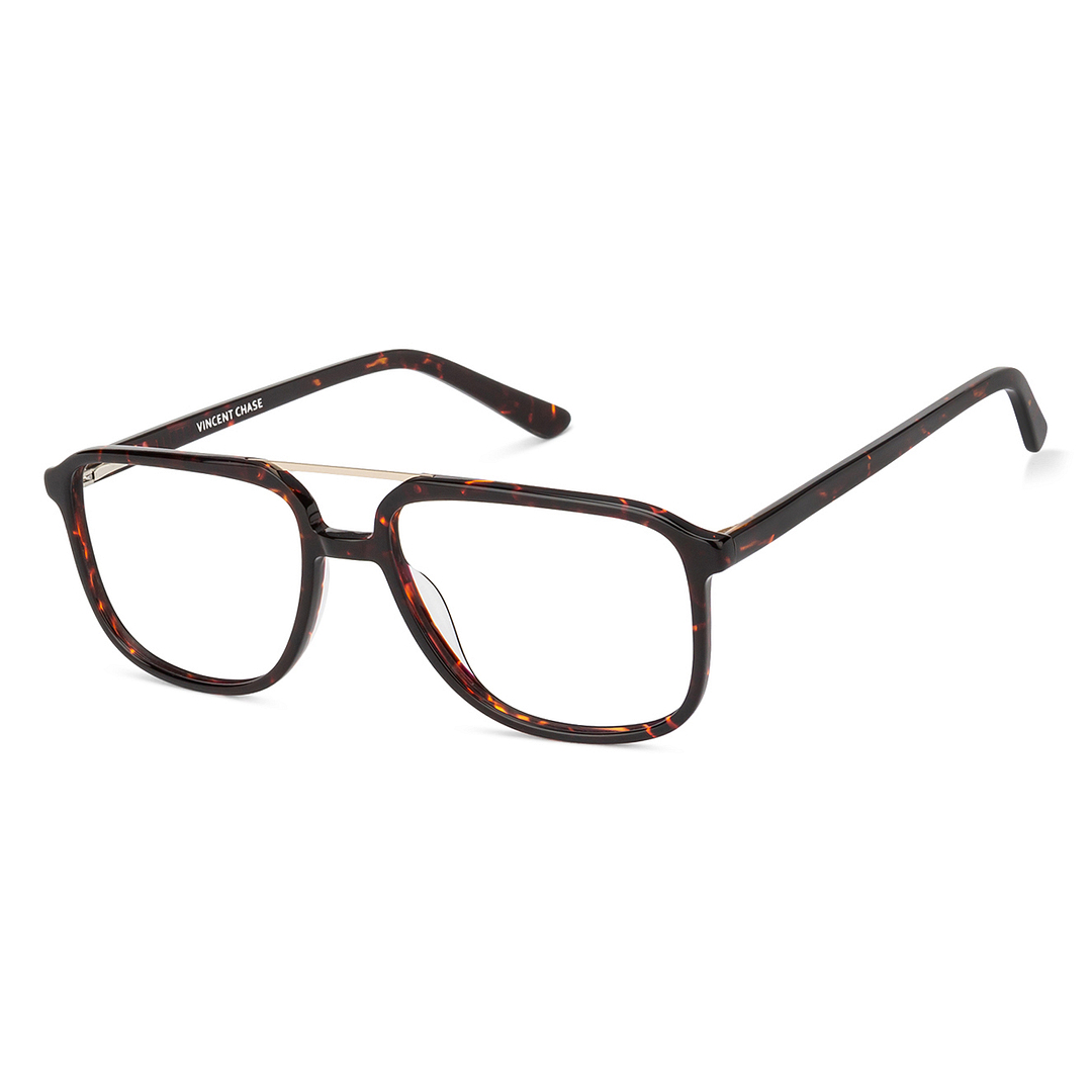 Vincent Chase Online Golden Brown Full Rim Square left side