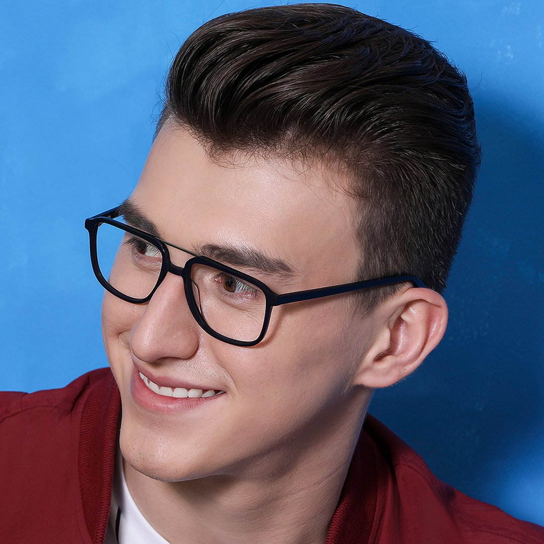 Vincent Chase Online Black Full Rim Square left side