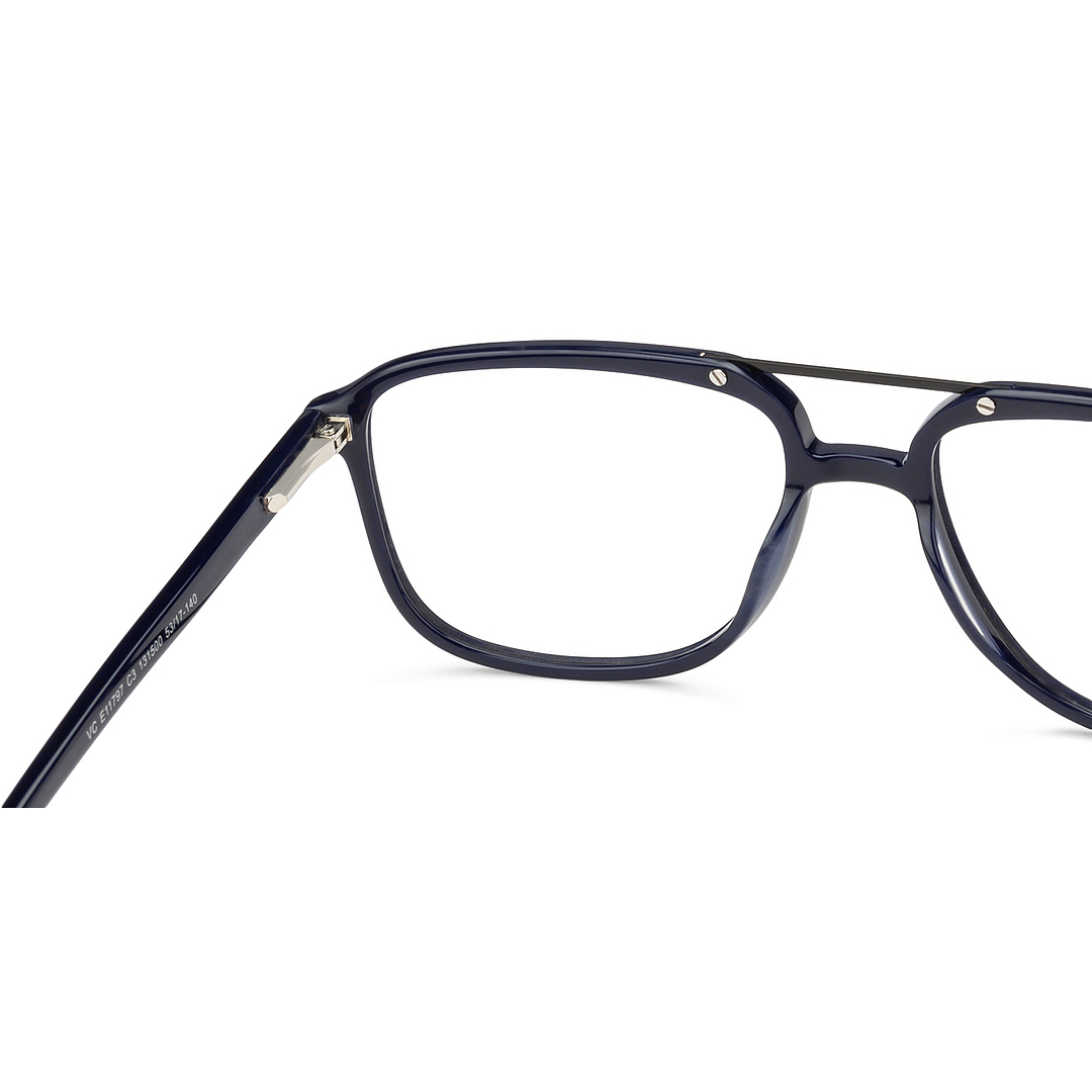 Vincent Chase Navy Blue Full Rim Square right side
