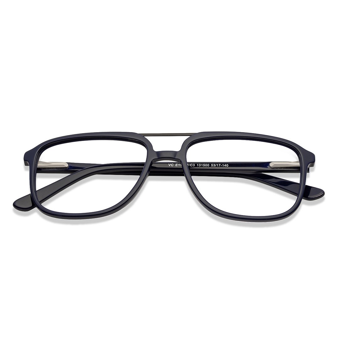 Vincent Chase Navy Blue Full Rim Square left side