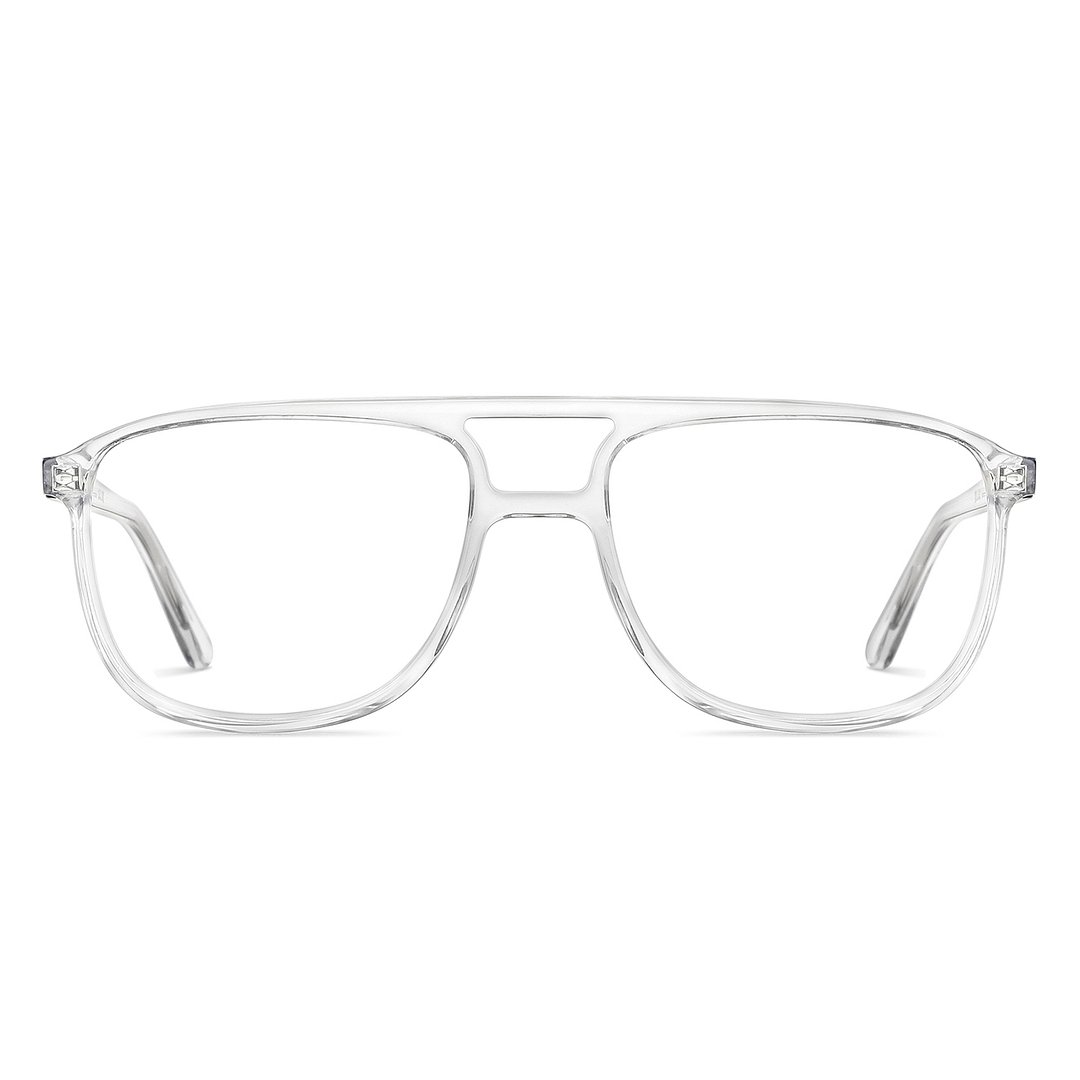 Vincent Chase Online Crystal Transparent Full Rim Square left side