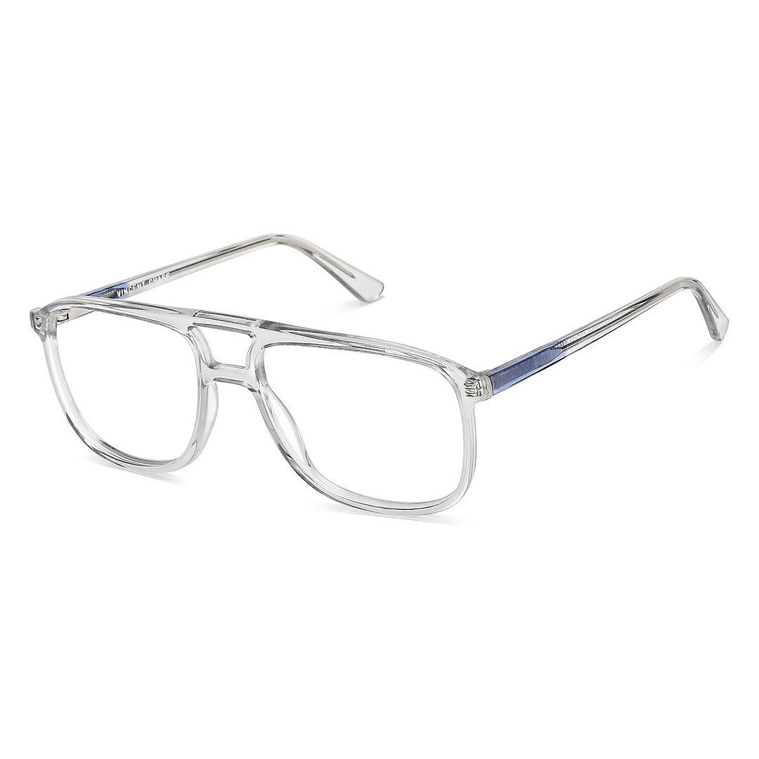 Vincent Chase Online Crystal Transparent Full Rim Square right side