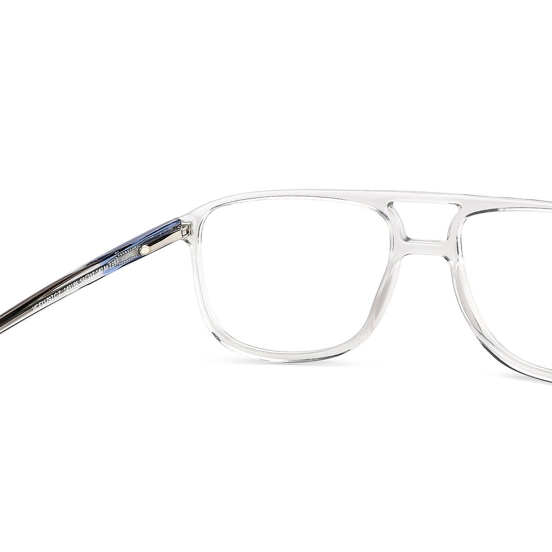 Vincent Chase Online Crystal Transparent Full Rim Square right side