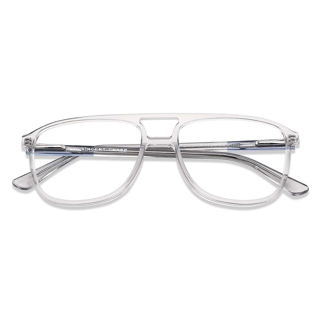 Vincent Chase Online Crystal Transparent Full Rim Square left side